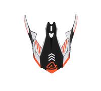 Acerbis Visière X-Track 22-06 Noir/Orange Fluo 0025081.446