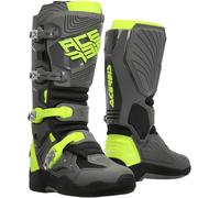 Acerbis Whoops Bottes de motocross, gris/jaune, Taille 44
