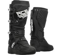 Acerbis Whoops Bottes de motocross, noir-blanc, taille 45 pour homme