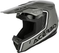 Acerbis Whoops, casque de motocross M Gris Foncé/Noir Gris Foncé/Noir