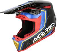 Acerbis Whoops, casque de motocross XS Noir/Bleu/Rouge Noir/Bleu/Rouge
