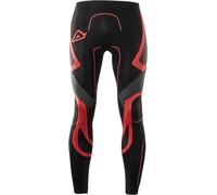 Acerbis X-Body Pantalon fonctionnel, noir/rouge, Taille L/XL