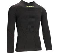 Acerbis X-Body Winter 2.0 Chemise fonctionnelle à manches longues, noir/jaune, Taille XXL