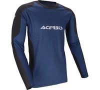 Acerbis X-Duro 3.0 Maillot Motocross, bleu/noir, Taille XL