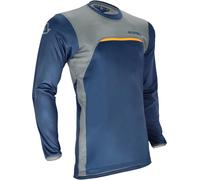 Acerbis X-Duro Maillot de motocross, bleu/orange, Taille S