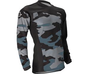 Acerbis X-Duro Winter Maillot de motocross, noir-gris, taille M pour homme