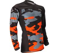 Acerbis X-Duro Winter Maillot de motocross, noir/orange, Taille M