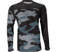 Acerbis X-Duro Winter Maillot de motocross, noir-gris, taille M