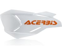 Acerbis X-Factory coque de protection pour les mains, blanc/orange, taille unique