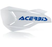 Acerbis X-Factory Coquille de garde de main, Blanc/bleu, Taille unique