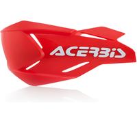 Acerbis X-Factory Coquille de garde de main, Rouge/Blanc, Taille unique