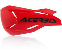 Acerbis X-Factory Coquille de garde de main, Rouge/Noir, Taille unique