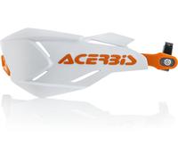 Acerbis X-Factory Garde de main, Blanc/Orange, Taille unique