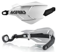 Acerbis Protège-mains X-Factory Mixte Blanc/Noir Taille unique EU