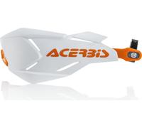 Acerbis X-Factory protection pour les mains, blanc/orange, taille unique