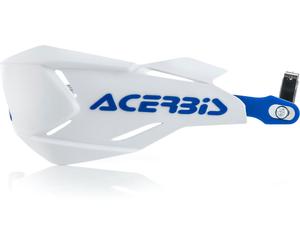 Acerbis X-Factory, protège-mains Blanc/Bleu Blanc/Bleu