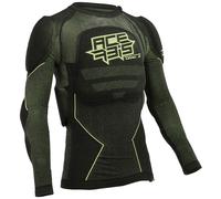 Acerbis X-Fit Future, chemise de protection L/XL Noir/Jaune Néon Noir/Jaune Néon