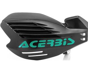 Acerbis X-Force Garde de main, noir/vert, Taille unique