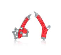 Acerbis 0023405 Honda, Protecteur de cadre X-Grip Gris/Rouge Gris/Rouge