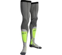 Acerbis X-Leg Pro, chaussettes XXL Gris/Jaune Néon Gris/Jaune Néon