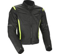 Acerbis X-MAT 2.0 Blouson textile de moto, noir-jaune, taille XL pour homme