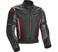 Acerbis X-MAT 2.0 Blouson textile de moto, noir-rouge, taille M pour homme