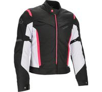 Acerbis X-MAT 2.0 Ladies Blouson textile de moto, noir/rose, Taille XXL