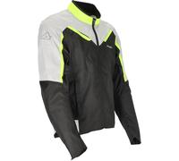 Acerbis X-Mat Veste textile de moto, gris-jaune, taille M pour homme
