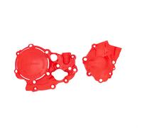 ACERBIS X-Power Couvercles d'embrayage et d'allumage rouges pour HONDA