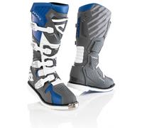 Acerbis X-Race Bottes de motocross, bleu/gris, Taille 45