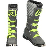 Acerbis X-Race Bottes de motocross, gris/jaune, Taille 42