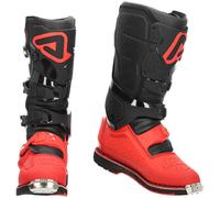 Acerbis X-Rock MM2 Bottes de motocross, noir-rouge, taille 46 pour homme