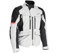 Acerbis X-Rover veste textile de moto imperméable, noir-gris-rouge, taille 2XL pour homme