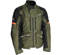 Acerbis X-Rover veste textile de moto imperméable, vert-orange, taille L pour homme