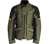 Acerbis X-Rover veste textile de moto impermÃ©able, vert-orange, taille 3XL
