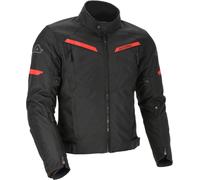 Acerbis X-Street Veste textile de moto, noir/rouge, Taille M