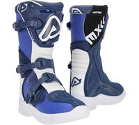 Acerbis X-Team JR Kids Bottes de motocross, bleu/blanc, Taille 34