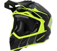 Acerbis X-Track 2023 Casque de motocross, noir/jaune néon, Taille S (55/56)