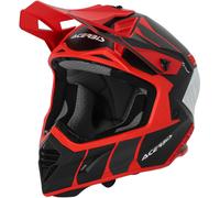 Acerbis X-Track, casque de motocross S Mat Noir/Rouge/Blanc Mat Noir/Rouge/Blanc