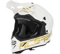 Acerbis X-Track 2024 Casque de motocross, Blanc/Or, Taille XXL (63/64)