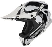 Acerbis X-Track, casque de motocross S Noir/Blanc Noir/Blanc