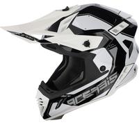 Acerbis X-Track, casque de motocross M Noir/Blanc Noir/Blanc