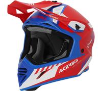 Acerbis X-Track Mips Casque de motocross, Rouge/Bleu, Taille XS (53/54)
