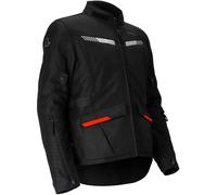 Acerbis X-Trail Veste textile de moto, noir/rouge, Taille S