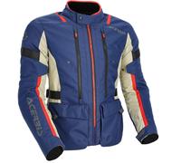 Acerbis X-Travel 2.0 Veste textile moto, bleu/rouge, Taille L