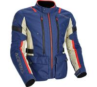 Acerbis X-Travel 2.0, veste textile unisexe XXL Bleu/Beige/Rouge Bleu/Beige/Rouge