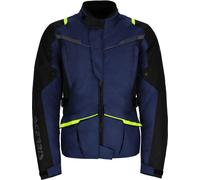 Acerbis CE X-Travel Waterproof Blouson textile de moto, bleu-jaune, taille S pour homme