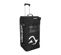 ACERBIS X-TRIP Sac de voyage avec roues, 105 litres, 75 x 40 x 35 cm, noir avec logo, Noir