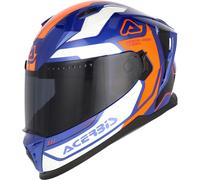 Acerbis X-Way, casque intégral L Bleu/Orange/Blanc Bleu/Orange/Blanc