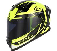 Acerbis X-Way, casque intégral M Jaune Néon/Noir Jaune Néon/Noir